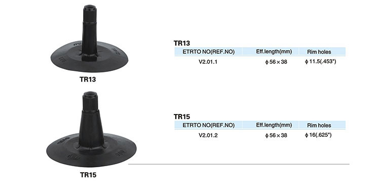 TR15美式橡膠內胎氣門嘴